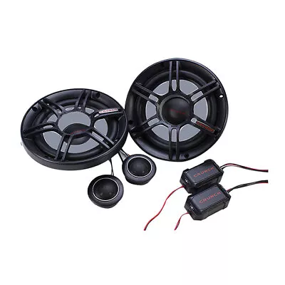 Pair Crunch CS65C 6.5  Car Audio Component Speakers 300 Watts Max 6 1/2  Inch • $38.99