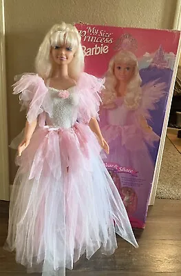 My Size Princess Ballerina Barbie  3’ Doll Mattel  1995 - Original Box • $69