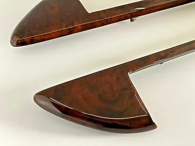 For Mercedes W126 81-91 Coupe SEC Burl Walnut Handle TRIM Left Right DOOR PANEL • $341.90