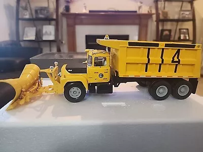 1st Gear 1/34 Scale Mack R-Model Dump Truck With Plow Chicago O Hare Airport  • $80