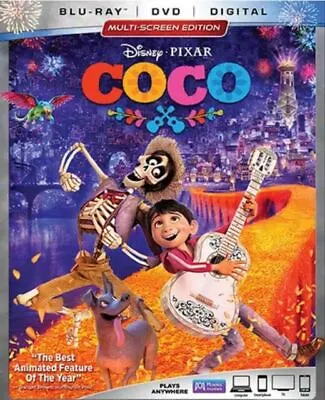 COCO [Blu-ray Disc With Artwork. No Case]  Free Shipping • $5.49