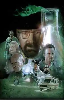 Nick Runge Breaking Bad Poster Walter White Bryan Cranston Jessie Pinkman Saul • $100