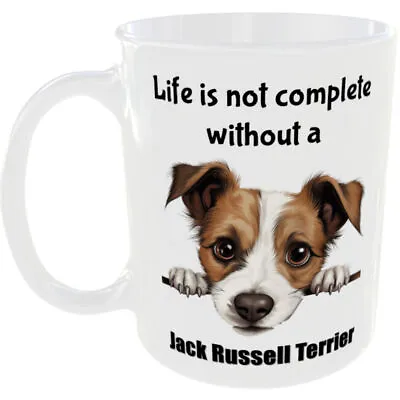 Jack Russell Terrier Mug Dog Breed Owner Gift Coffee Tea Cup Pet Lovers Canine • £9.99