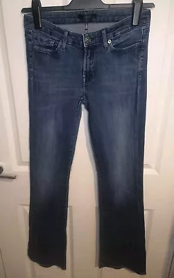 7 For All Mankind Jeans Bootcut Size 29 Blue Denim  • £32