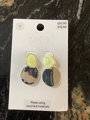 M&S Earrings Made Using Recycled Materials New • £3.99