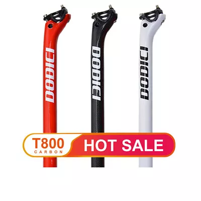 DODICI Carbon Fiber SeatPost Road Bike Seat Post Tube 27.2/30.8/31.6*350/400mm • $59.99