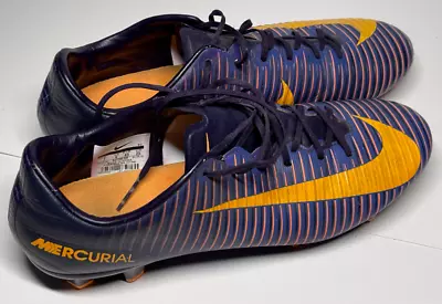 Nike Mens Rare Mercurial Veloce III FG 847756 585 Purple Soccer Cleats Sz 7 • $34.99