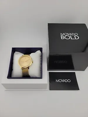 Movado Women's Bold Gold-tone Stainless Steel Ladies Watch - 3600580 ($595 MSRP) • $279.99