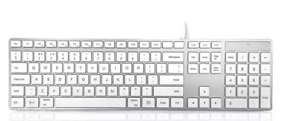 Accuratus 301 MAC - USB Wired Full Size Apple Mac Multimedia Keyboard • £0.99