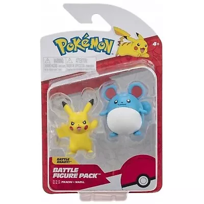 Pokemon Pikachu And Marill Battle Figure Pack NEW IN STOCK • $16.99