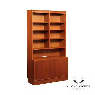 Hundevad & Co Vintage Danish Teak Bookcase Cabinet By Carlo Jensen • $2395