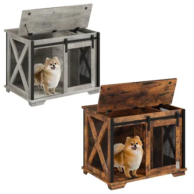 $191.95 • Buy Dog Crate End Table Large Dog Puppy Pet Kennel Indoor Wooden Pet Cage Furniture 