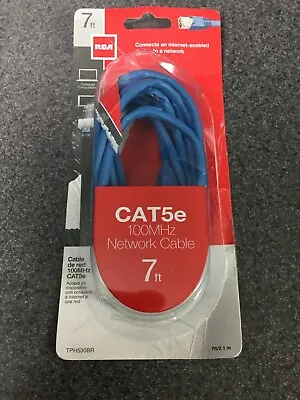 RCA 7’ CAT5e 100 MHz Network Cable M48D • $14.90