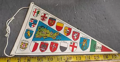 Vintage Capri Double Sided Pennant 10.9  Long {cs1062} • $15