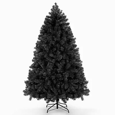 6FT / 7.5FT Unlit Artificial Christmas Tree For Holiday Hinged Spruce Xmas Tree • $75.99