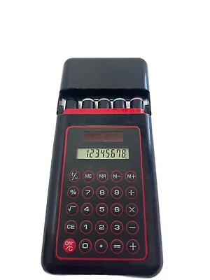 Pocket Solar Calculator With Mechanical Pencil Highlighter 3 Pens • $7.85