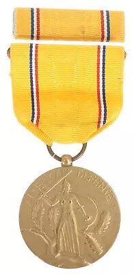 WWII American Defense Medal & Ribbon • $14.99