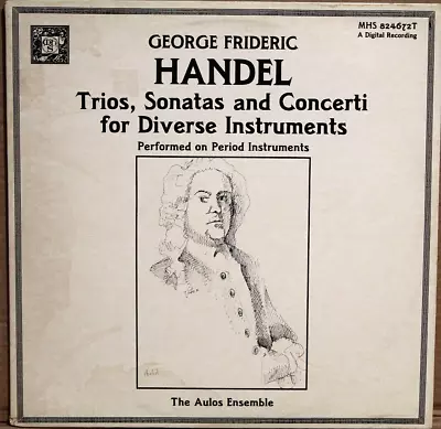 George Frideric Handel Trios Sonatas And Concerti For Diverse Instruments 2xlp • $2.30