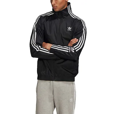 $65 • Buy Adidas Originals Men's Woven Windbreaker Jacket - Black
