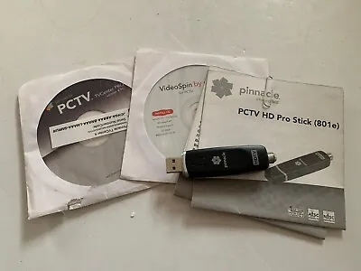 Pinnacle PCTV HD Pro Stick USB 2.0 TV Tuner & Capture #800e  B7 • $19.99