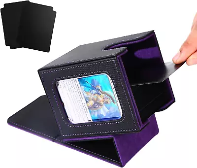 Venssu MTG Deck Box For Commander DisplayCard Deck Box Fits 100 Double Sleeved • $31.01