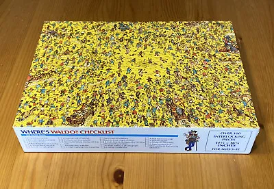 SEALED Vtg 1991 WHERE'S WALDO? The Gold Rush Search Jigsaw Puzzle NOS Excellent! • $11.99