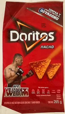 UFC Velasquez Vs Werdum 2014 Doritos Mexico Chip Bag Nacho 265g Empty Left • $9.99