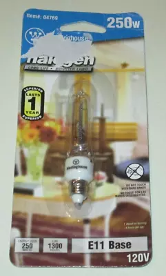 Genuine Westinghouse 250-Watt 120V E11 Mini Candelabra Base Light Bulb • $8.99