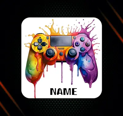 Gaming Gift Gift Coaster Add Name Novelty Gift Drink Gift Xbox Gift Gamer • £5.49