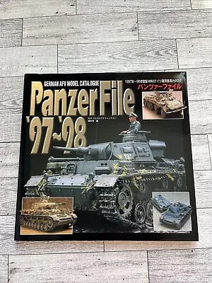 Panzer File ’97~’98 WWII German AFV Model Catalog Military Tank English/Japanese • $49.99