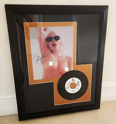 MADONNA - Erotica Framed 45 Single & Signed Photo! • $195