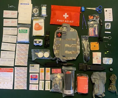 US Army Special Forces Emergency Survival Kit Bug Out Bag Disaster Medical • $59.99