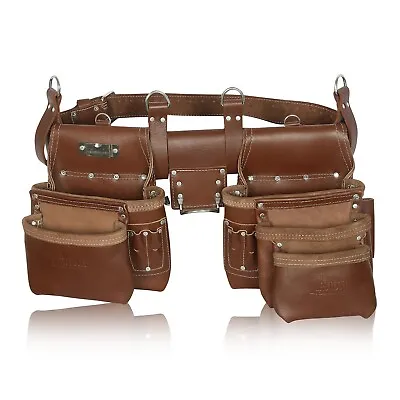 Leather Tool  Belt  | Carpenter Tool Pouch | Framers Tool Belt | Handyman Belt • $69.99