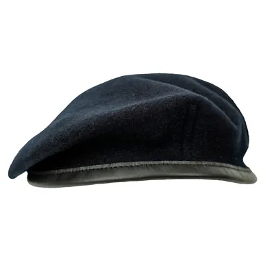 100% Wool BRITISH BERET - All Sizes NAVY BLUE Uniform Military Army Cap Hat New • $31.95