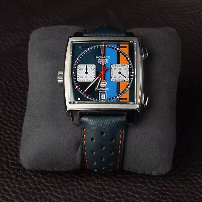 Rare Tag Heuer Monaco Gulf Racing Steve McQueen CAW211 Excellent Condition • $6100