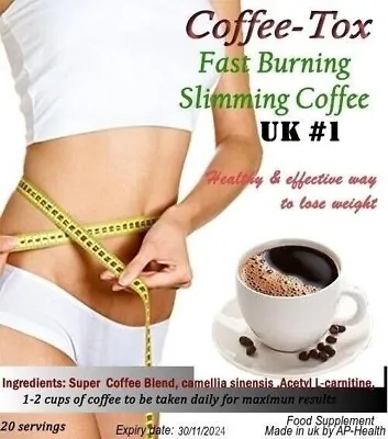 10 Days Strong Slimming Diet Coffee-tox Fast Weight Loss Fat Burner Plus Drink • £8.99