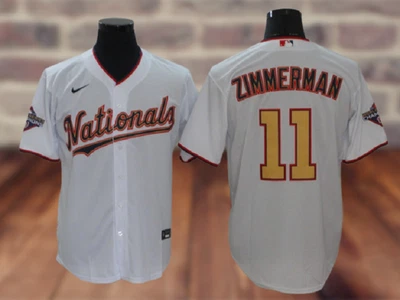 $58.99 • Buy Men's Washington Nationals #11 Ryan Zimmerman Cool Base Stitched Jersey AllSizes