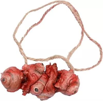 Halloween Decoration Props Costume Scary Outdoor Life Size Zombie Eyes Chain • £4.99