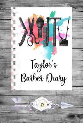 £9.75 • Buy Personalised A4 Appointment Book/Diary - Beauty - Barber - Hair - BP1