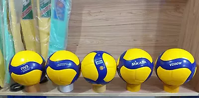 MIKASA V200W 2019 FIVB Beach VOLLEYBALL Official Size 5 (PACK OF 5 BALLS) • $130.99