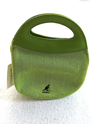 Kangol  Tropic Woven Handbag Clutch Lime Green - NEW B091BC • $12.74