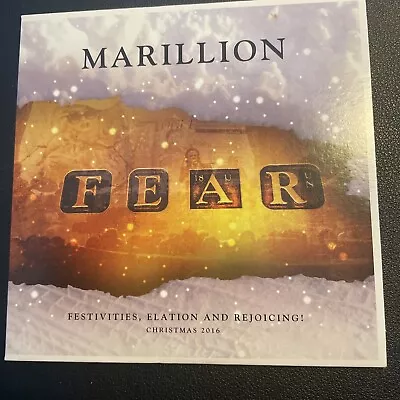 Marillion - Fear Festivities Elation And Rejoicing Christmas 2016 DVD Fan Club • £15