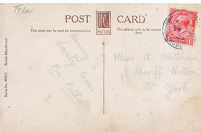 £3.99 • Buy Genealogy Postcard - Family History - Matthews - Sheriff Hutton - Nr York  A1575