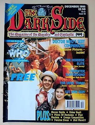 The Dark Side #52 Dec 1995 Horror Magazine Uk Doctor Who's Sexy Companions • £5