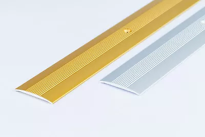 £10.99 • Buy 38mmx2M COVER - STRIP ANODISED-ALUMINIUM-DOOR-FLOOR-BAR-TRIM-THRESHOLD - Carpet