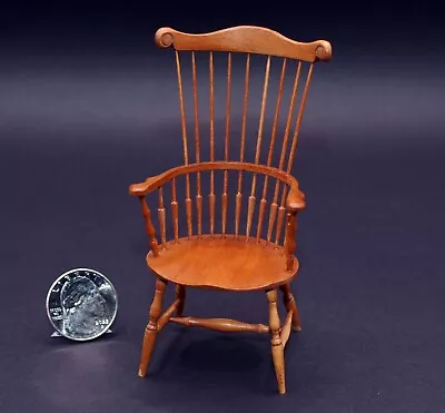 Vintage William Clinger Artisan Miniature For Sale Windsor Comb Back Arm Chair • $178.95