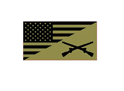Usa Flag Infantry Tactical Vinyl Decal U.s. Army • $3.99