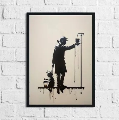 Unframed Art Print Graffiti Canvas Limitiert Handsigniert Lithographie • £24.50