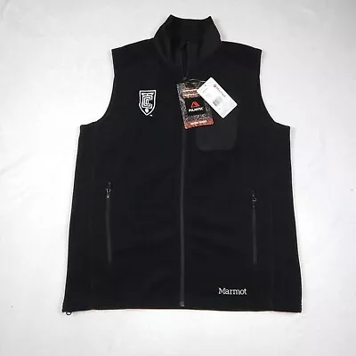 Marmot Polartec Reactor Vest Mens Medium Black Micro Series Full Zip • $45