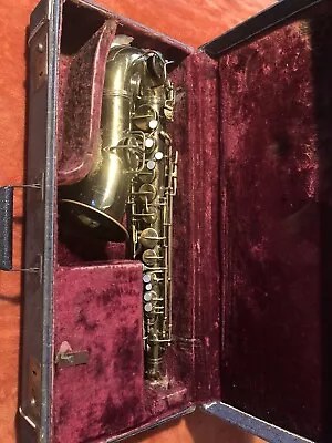 1923 Conn New Wonder Series I Alto Saxophone Gold Lacquer For Restoration • $375